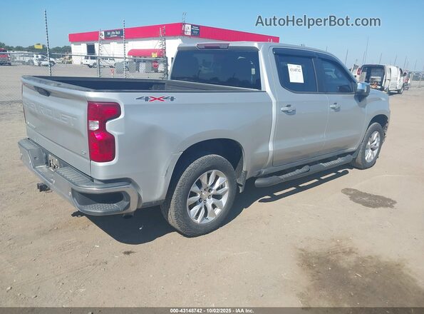 1GCPYDEK0LZ299529 2020 CHEVROLET SILVERADO Silver Rear right