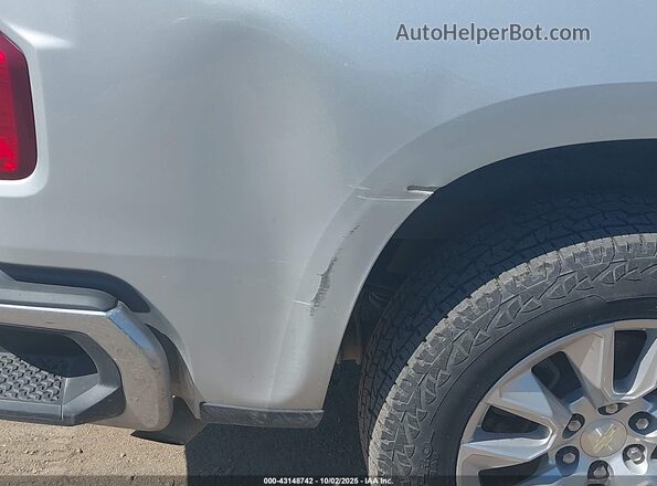 1GCPYDEK0LZ299529 2020 CHEVROLET SILVERADO Silver Front view