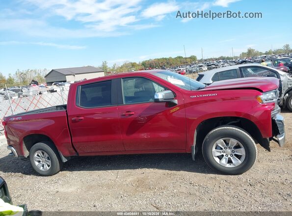 1GCPYDEK8LZ277388 2020 CHEVROLET SILVERADO Burgundy უკანა სალონის ხედი