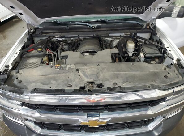 1GCRCNEC9GZ184536 2016 CHEVROLET 1500 White Вид задньої частини салону