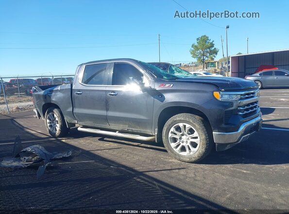 1GCUDGED5NZ602132 2022 CHEVROLET SILVERADO Blue Widok wnętrza z tyłu