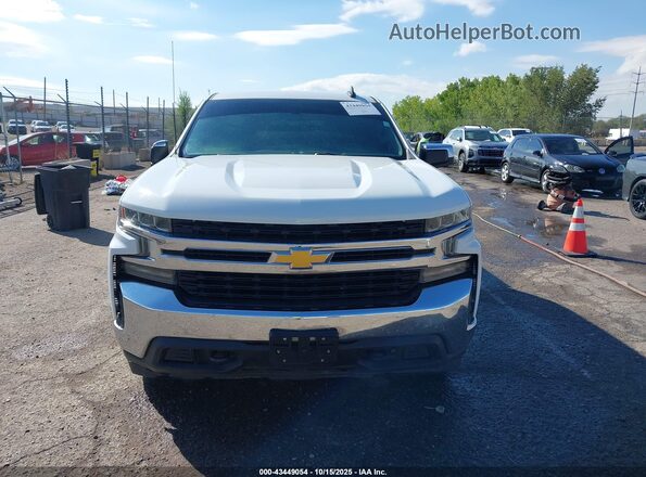 1GCUYDED4LZ185747 2020 CHEVROLET SILVERADO White ხელსაწყოთა პანელის ხედი