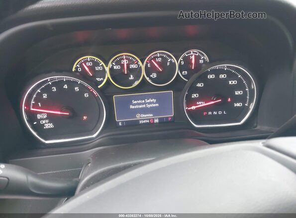 1GCUYDED7NZ146203 2022 CHEVROLET SILVERADO White Widok tylnych siedzeń
