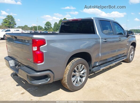 1GCUYEED6NZ159109 2022 CHEVROLET SILVERADO Gray Trasero derecho