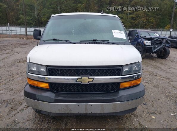 1GCWGAFG5L1230566 2020 CHEVROLET EXPRESS White Вид щитка приладів