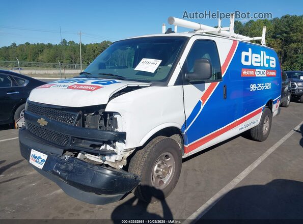 1GCWGAFP2L1269552 2020 CHEVROLET EXPRESS Blue Առջևի ձախ երեք քառորդ տեսարան