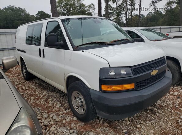 1GCWGAFP2M1181540 2021 CHEVROLET EXPRESS White Передня права чверть