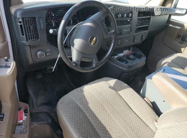 1GCWGAFP2M1181540 2021 CHEVROLET EXPRESS White Вид панелі приладів
