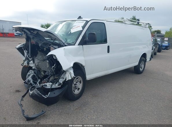 1GCZGHFP3N1223592 2022 CHEVROLET EXPRESS White წინა მარცხენა ხედი სამი მეოთხედიდან