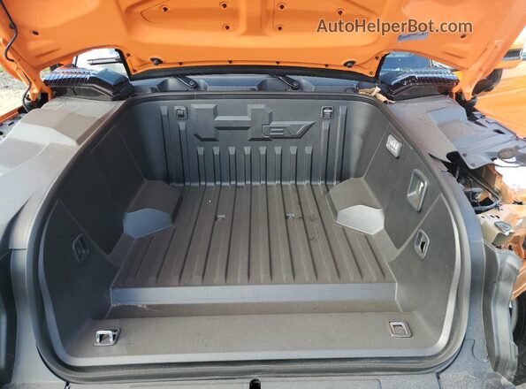 1GKB0RDCXRU113305 2024 GMC HUMMER Orange Vista del compartimento del motor