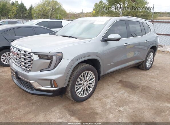 1GKENLKS4RJ239456 2024 GMC ACADIA Silver წინა მარცხენა ხედი სამი მეოთხედიდან
