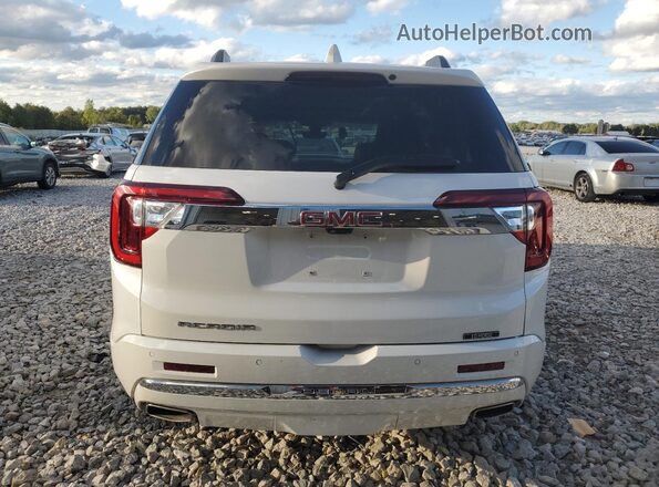 1GKKNPLS2MZ236154 2021 GMC ACADIA White Widok z tyłu