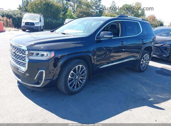1GKKNPLS4LZ235196 2020 GMC ACADIA Black წინა მარცხენა ხედი სამი მეოთხედიდან