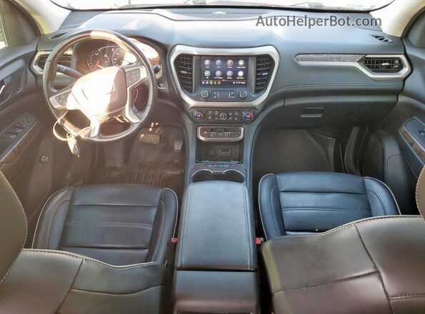 1GKKNPLS5LZ229407 2020 GMC ACADIA Серебряный Вид панели приборов