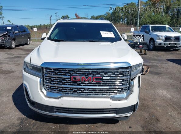 1GKKNPLS7LZ140423 2020 GMC ACADIA White ხელსაწყოთა პანელის ხედი