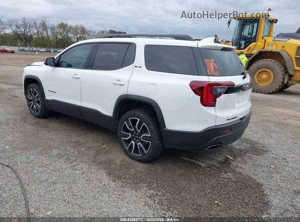 1GKKNRLS3MZ147205 2021 GMC ACADIA White უკანა მარცხენა