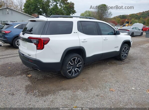 1GKKNRLS3MZ147205 2021 GMC ACADIA White უკანა მარჯვენა