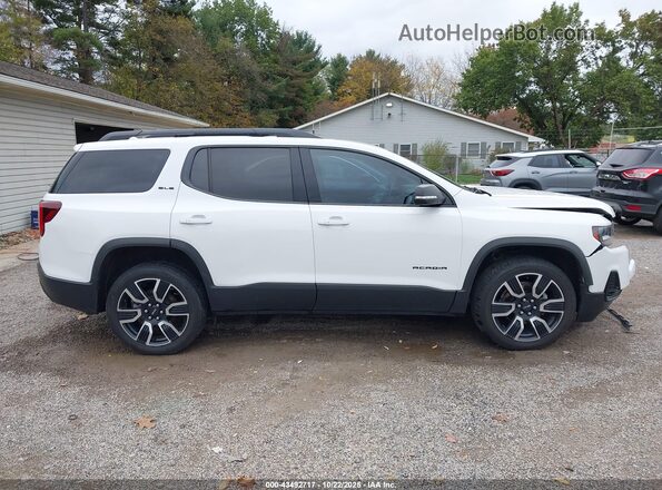 1GKKNRLS3MZ147205 2021 GMC ACADIA White სალონის 360-გრადუსიანი ხედი