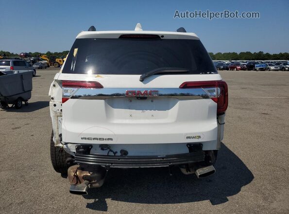 1GKKNXLS0MZ157551 2021 GMC ACADIA White Հետևի տեսք