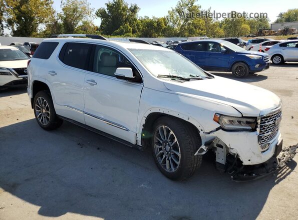 1GKKNXLS3LZ154254 2020 GMC ACADIA White Delantero derecho