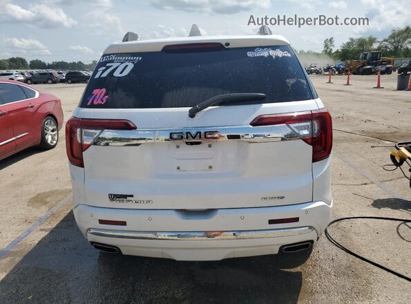 1GKKNXLS3LZ191823 2020 GMC ACADIA White უკანა ხედი