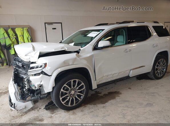 1GKKNXLS5MZ117286 2021 GMC ACADIA White Przód lewy