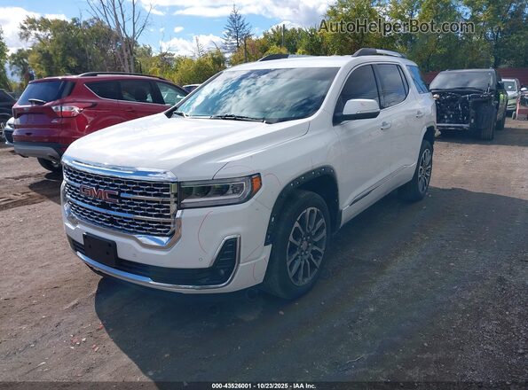 1GKKNXLS8LZ227456 2020 GMC ACADIA White Передня ліва чверть