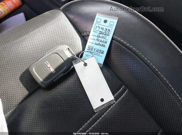 1GKKNXLS8LZ227456 2020 GMC ACADIA White Вид панелі приладів