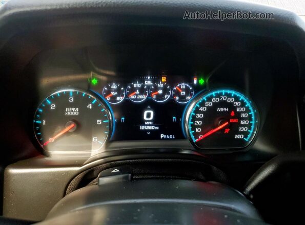 1GKS1HKJ2LR117402 2020 GMC YUKON Черный Вид щитка приборов