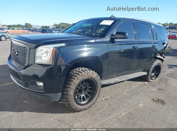 1GKS2BKC6LR279030 2020 GMC YUKON Black Առջևի ձախ երեք քառորդ տեսարան