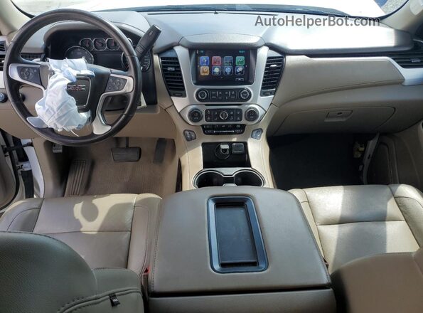 1GKS2DKC5LR275899 2020 GMC YUKON White Dashboard view