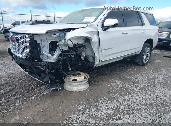 1GKS2DKLXPR545649 2023 GMC YUKON White Vista tres cuartos delantera izquierda