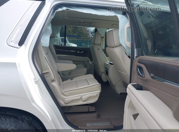 1GKS2DKLXPR545649 2023 GMC YUKON White Vista de la etiqueta del VIN