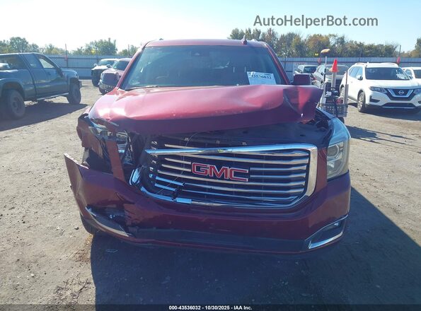 1GKS2GKC6LR148239 2020 GMC YUKON Red Instrument cluster view