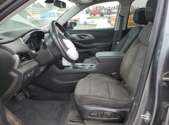 1GNERGKW2LJ318827 2020 CHEVROLET TRAVERSE Gray Front interior view