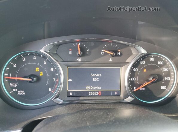 1GNERGKW7PJ264088 2023 CHEVROLET TRAVERSE Green Widok zestawu wskaźników