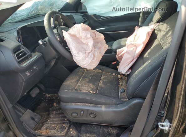 1GNERGRS1SJ277317 2025 CHEVROLET TRAVERSE Black Widok wnętrza z przodu