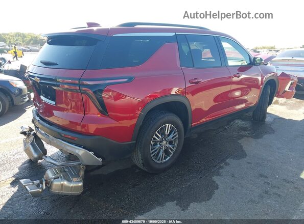 1GNERGRS1SJ277589 2025 CHEVROLET TRAVERSE Red Rear right
