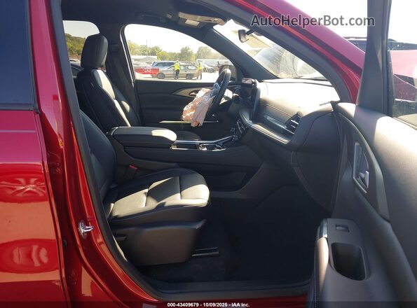 1GNERGRS1SJ277589 2025 CHEVROLET TRAVERSE Red Front interior view