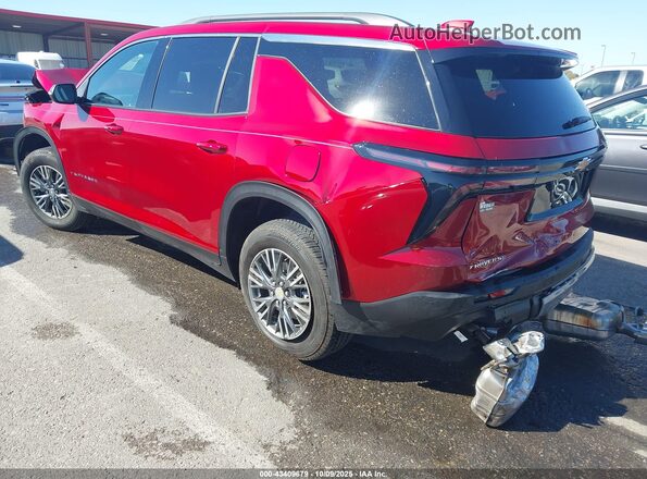 1GNERGRS1SJ277589 2025 CHEVROLET TRAVERSE Red Rear left