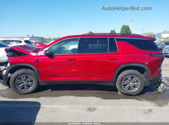 1GNERGRS1SJ277589 2025 CHEVROLET TRAVERSE Red 360 interior view