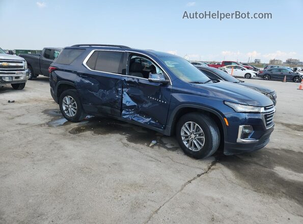 1GNEVGKW1PJ145867 2023 CHEVROLET TRAVERSE Синий Передняя правая четверть