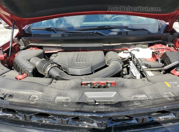 1GNEVLRS1SJ273224 2025 CHEVROLET TRAVERSE Red Vista del compartimento del motor