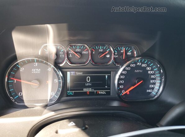 1GNSCAKC1LR189763 2020 CHEVROLET TAHOE Black Instrument cluster view