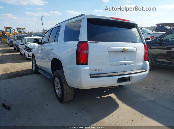 1GNSCBKC5LR142273 2020 CHEVROLET TAHOE Белый Задняя левая четверть