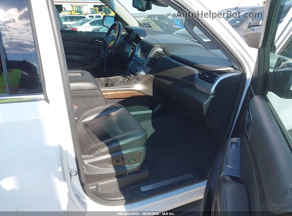 1GNSCBKC5LR142273 2020 CHEVROLET TAHOE Белый Вид салона спереди