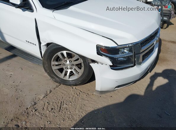 1GNSCBKC5LR142273 2020 CHEVROLET TAHOE Белый Вид спереди