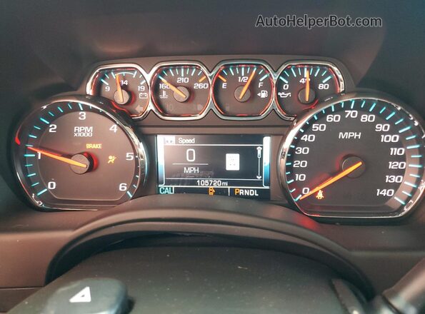 1GNSCBKCXLR143208 2020 CHEVROLET TAHOE White Вид щитка приладів