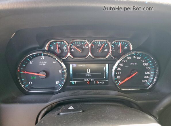 1GNSCCKC3LR248792 2020 CHEVROLET TAHOE Gray ხელსაწყოთა პანელის ხედი