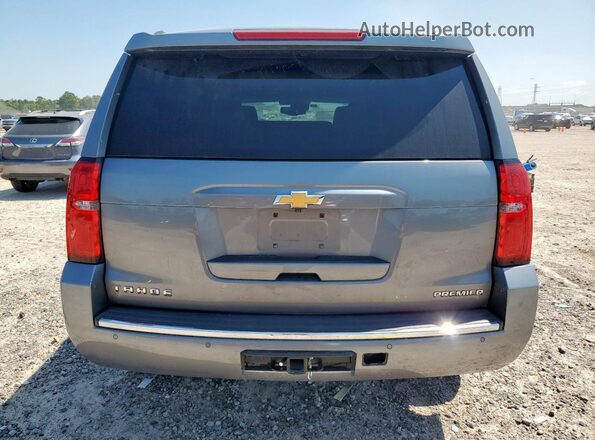 1GNSCCKC3LR248792 2020 CHEVROLET TAHOE Gray უკანა ხედი